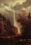Albert Bierstadt Multnomah Falls Germany oil painting artist